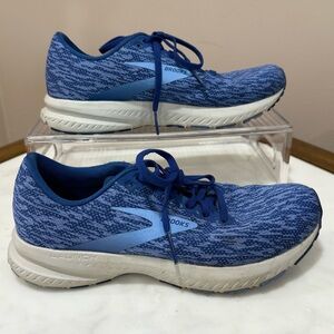 Brooks Launch 7 Wave Pattern Blue Sneakers for Running